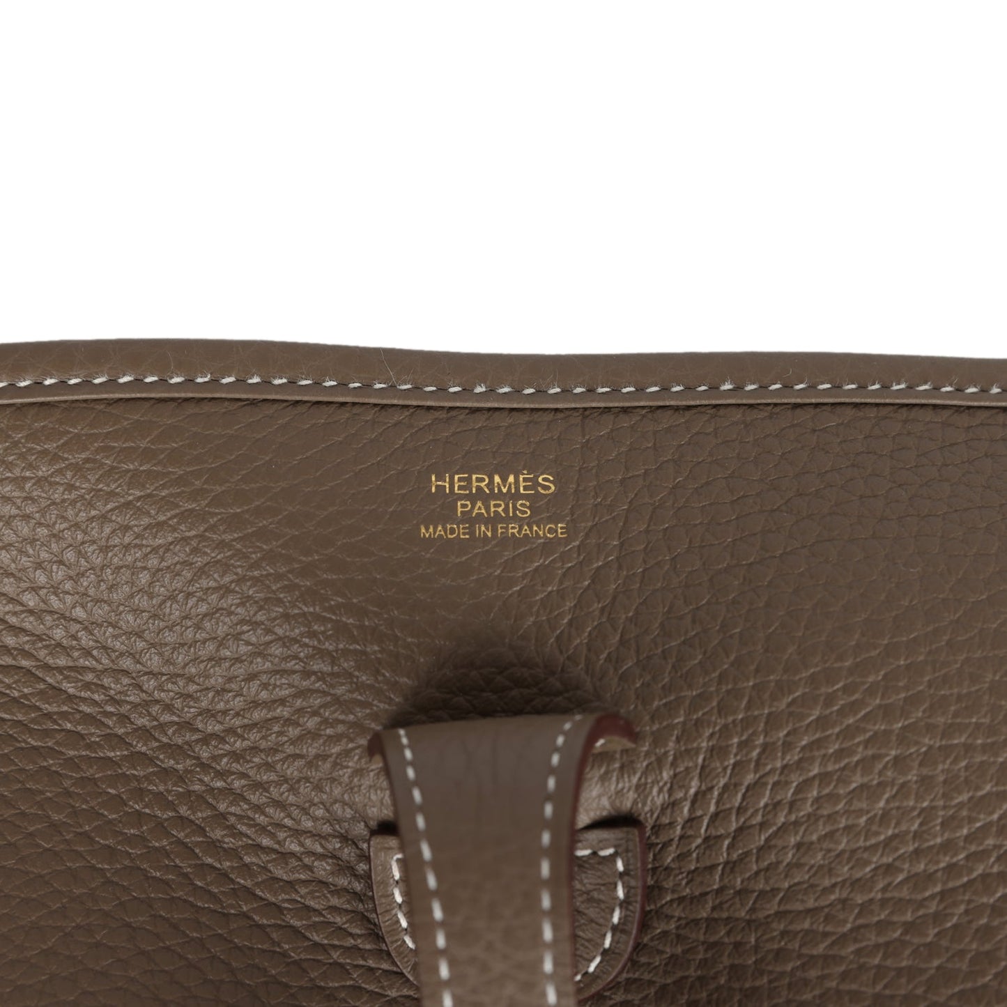 Evelyne III PM Etoupe Clemence Gold Hardware