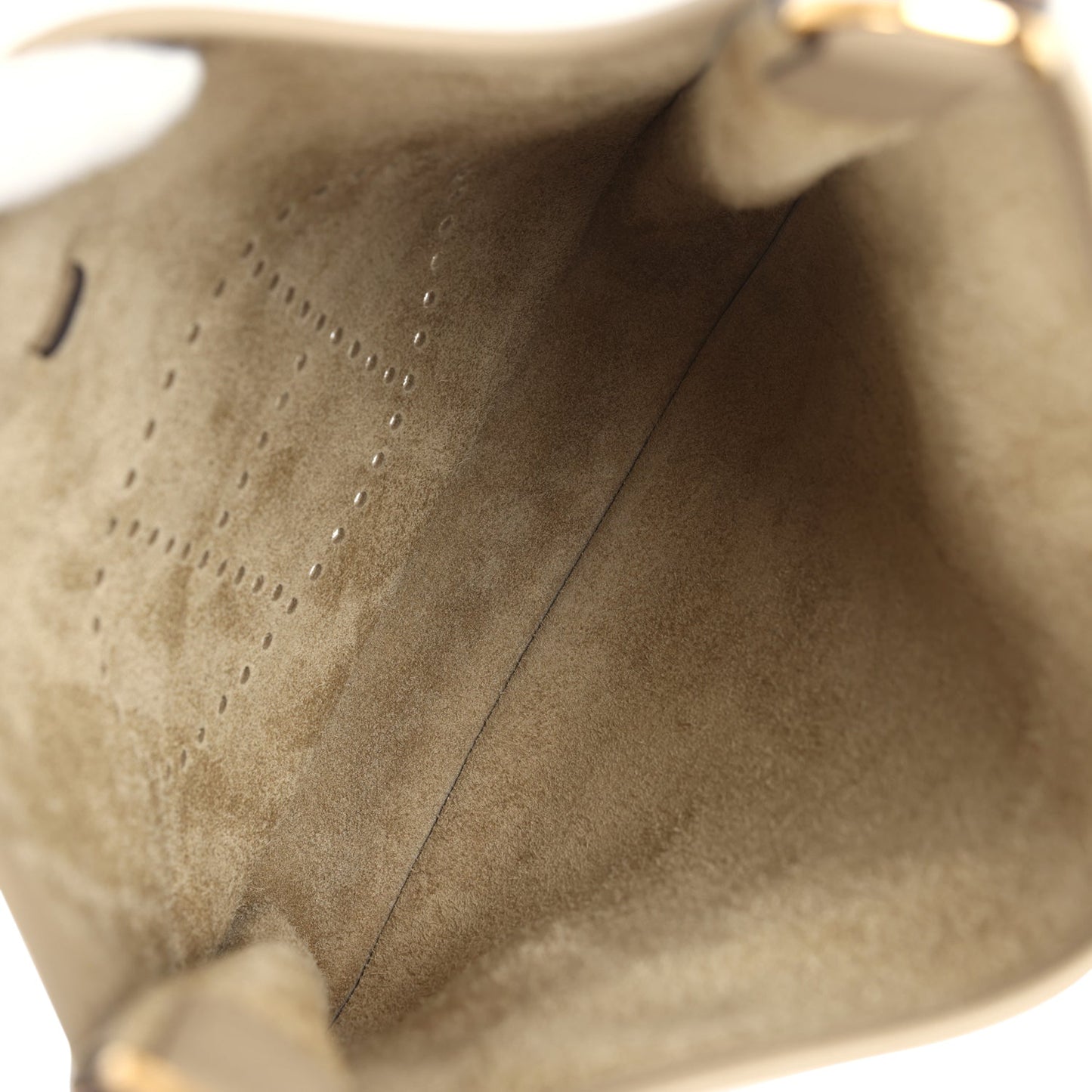 Evelyne III PM Beige Marfa Clemence Gold Hardware