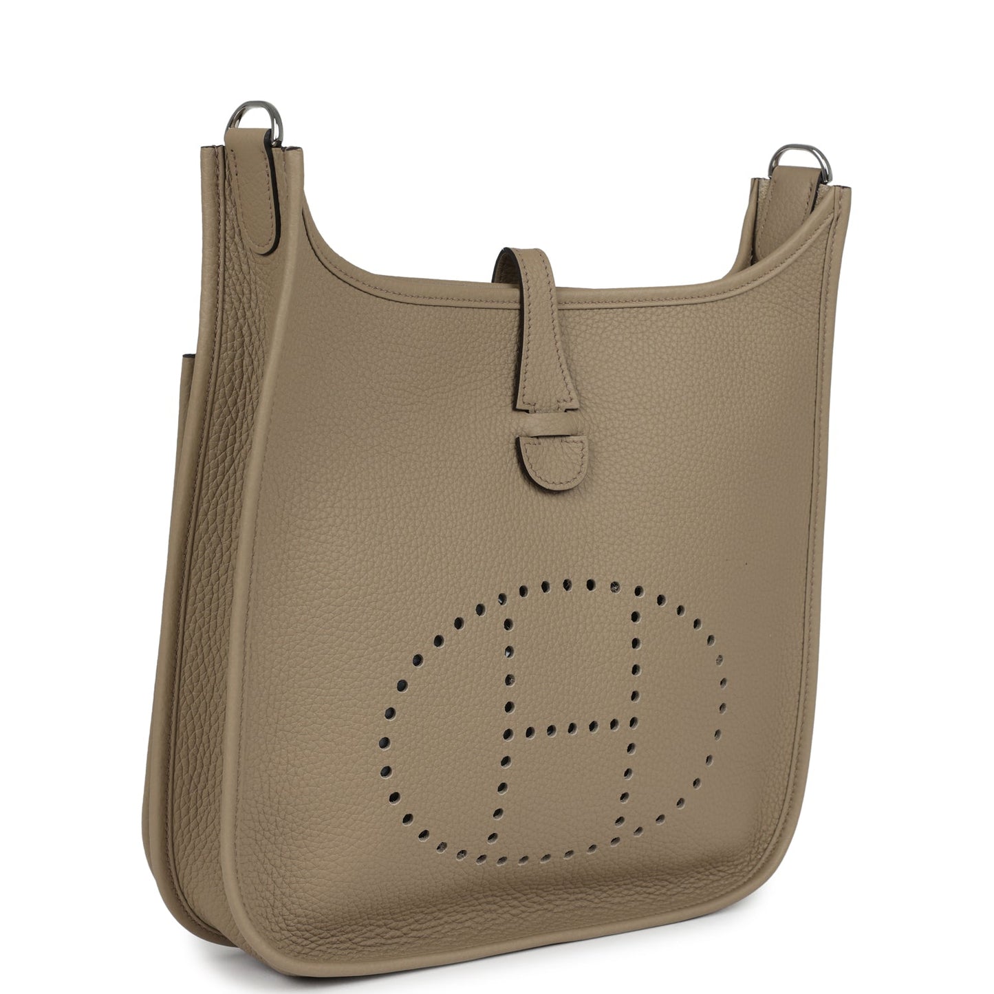 Evelyne III PM Beige Marfa Clemence Palladium Hardware