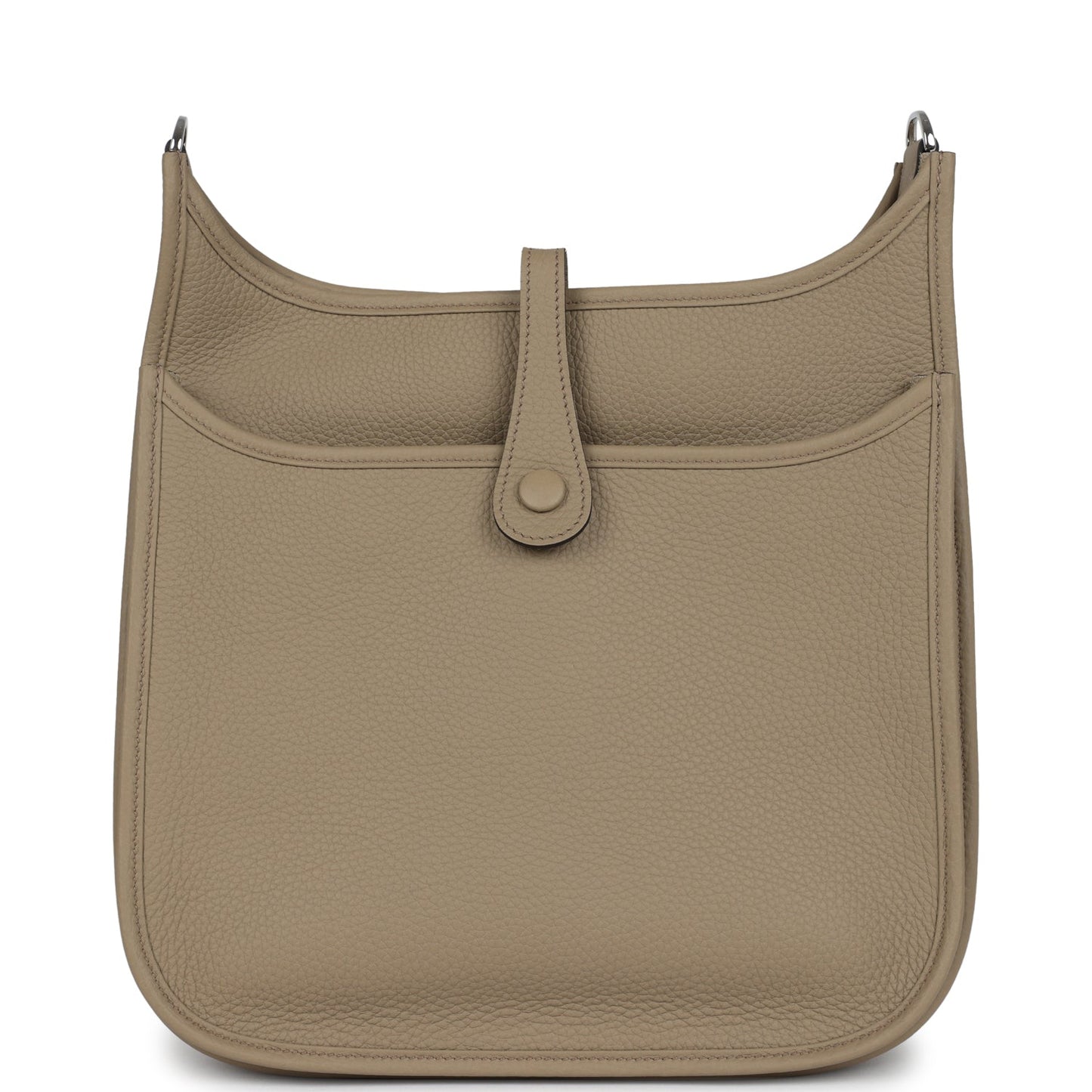 Evelyne III PM Beige Marfa Clemence Palladium Hardware