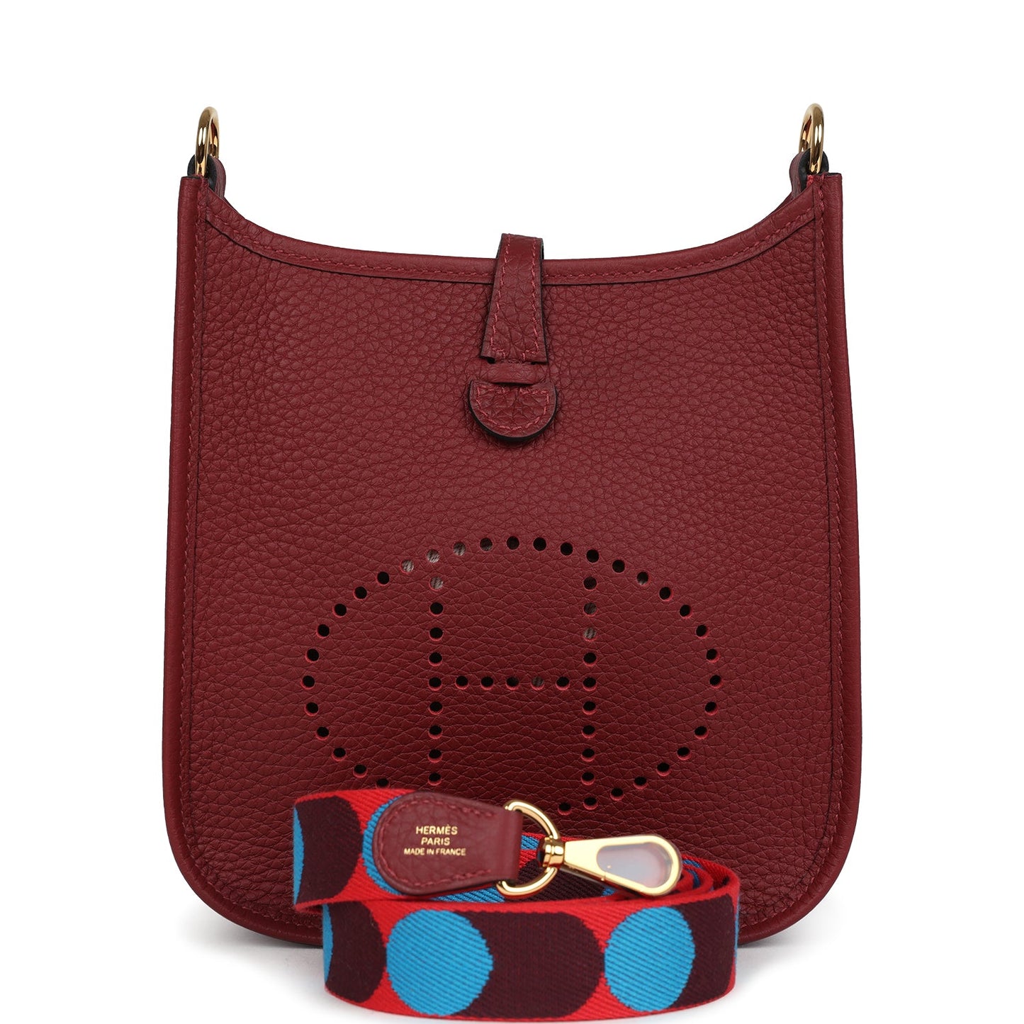 Evelyne TPM Rouge H Clemence Gold Hardware