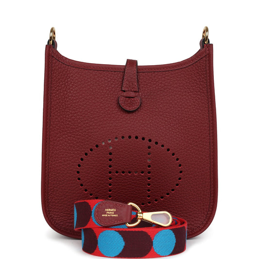 Evelyne TPM Rouge H Clemence Gold Hardware