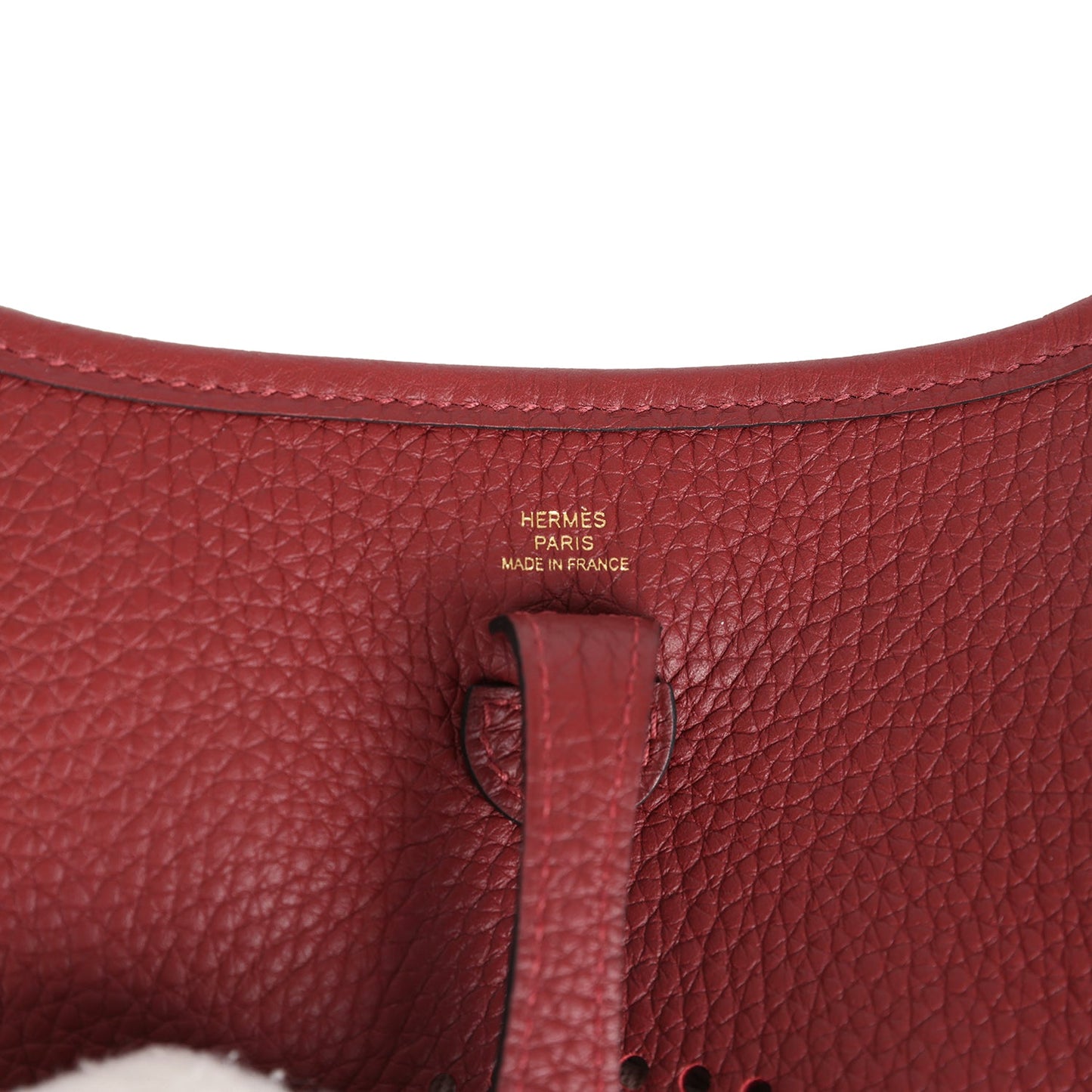 Evelyne TPM Rouge H Clemence Gold Hardware