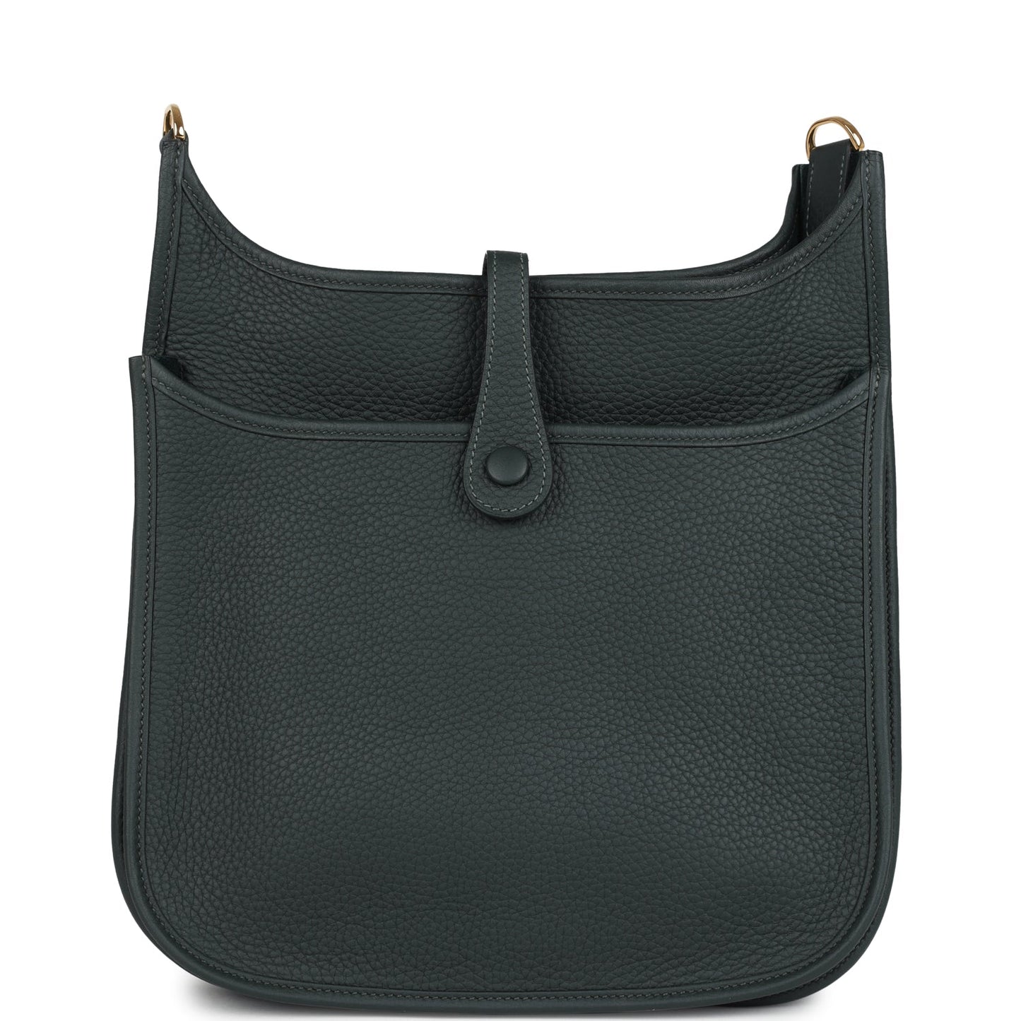 Evelyne III PM Vert Fonce Clemence Gold Hardware