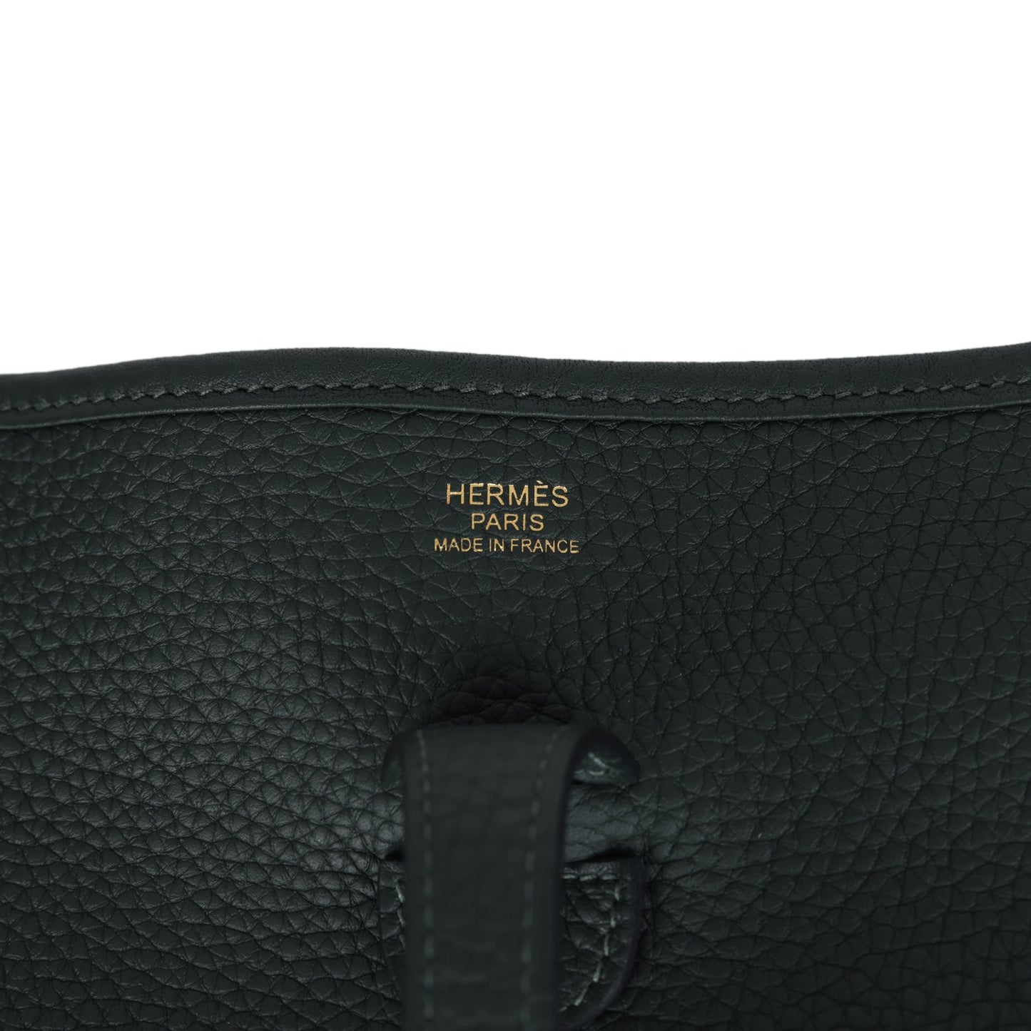 Evelyne III PM Vert Fonce Clemence Gold Hardware