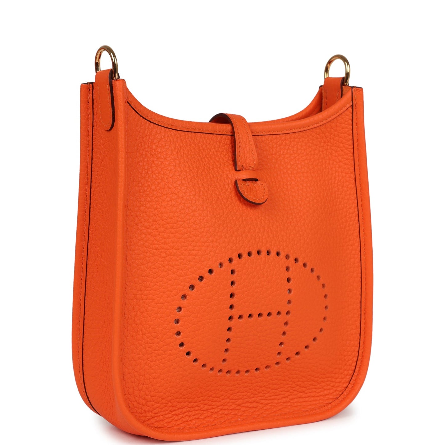 Evelyne TPM Orange Minium Clemence Gold Hardware