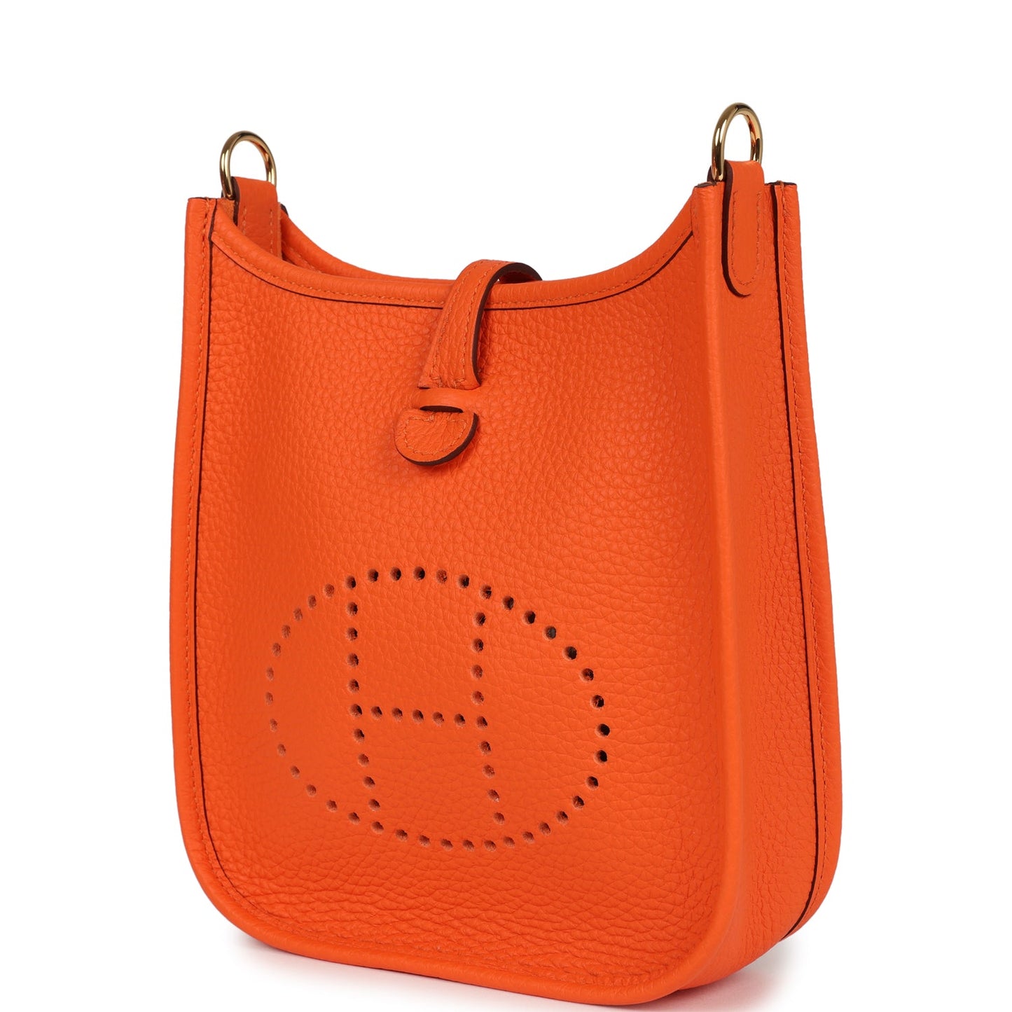 Evelyne TPM Orange Minium Clemence Gold Hardware