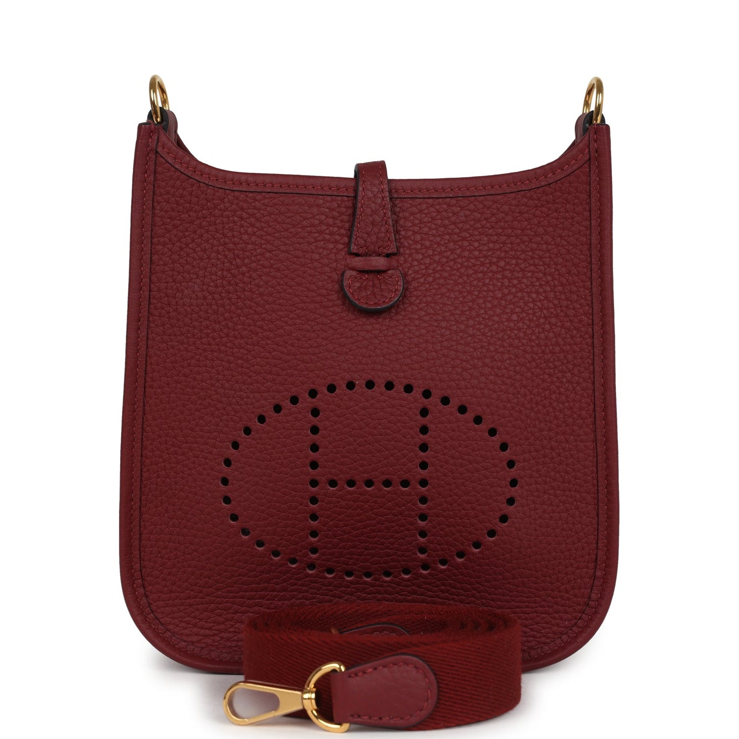 Evelyne TPM Rouge H Clemence Gold Hardware