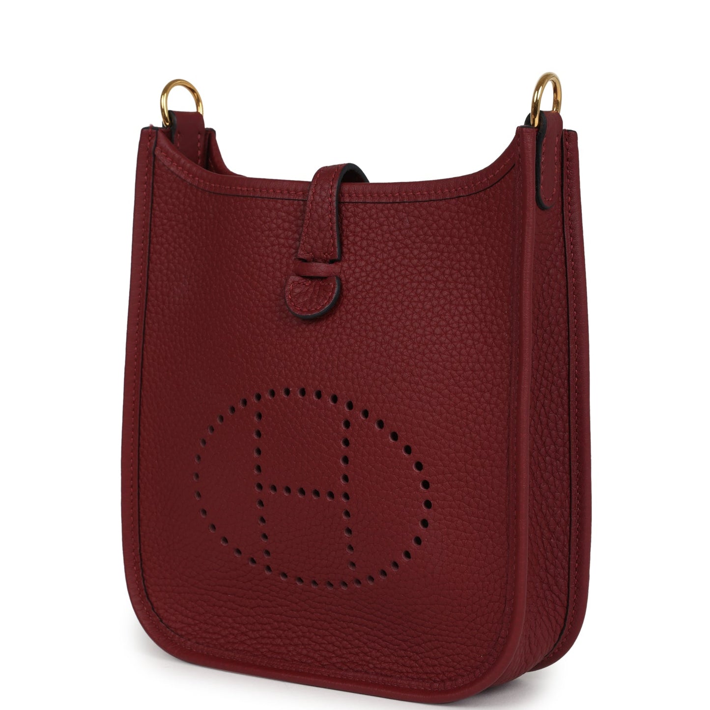 Evelyne TPM Rouge H Clemence Gold Hardware