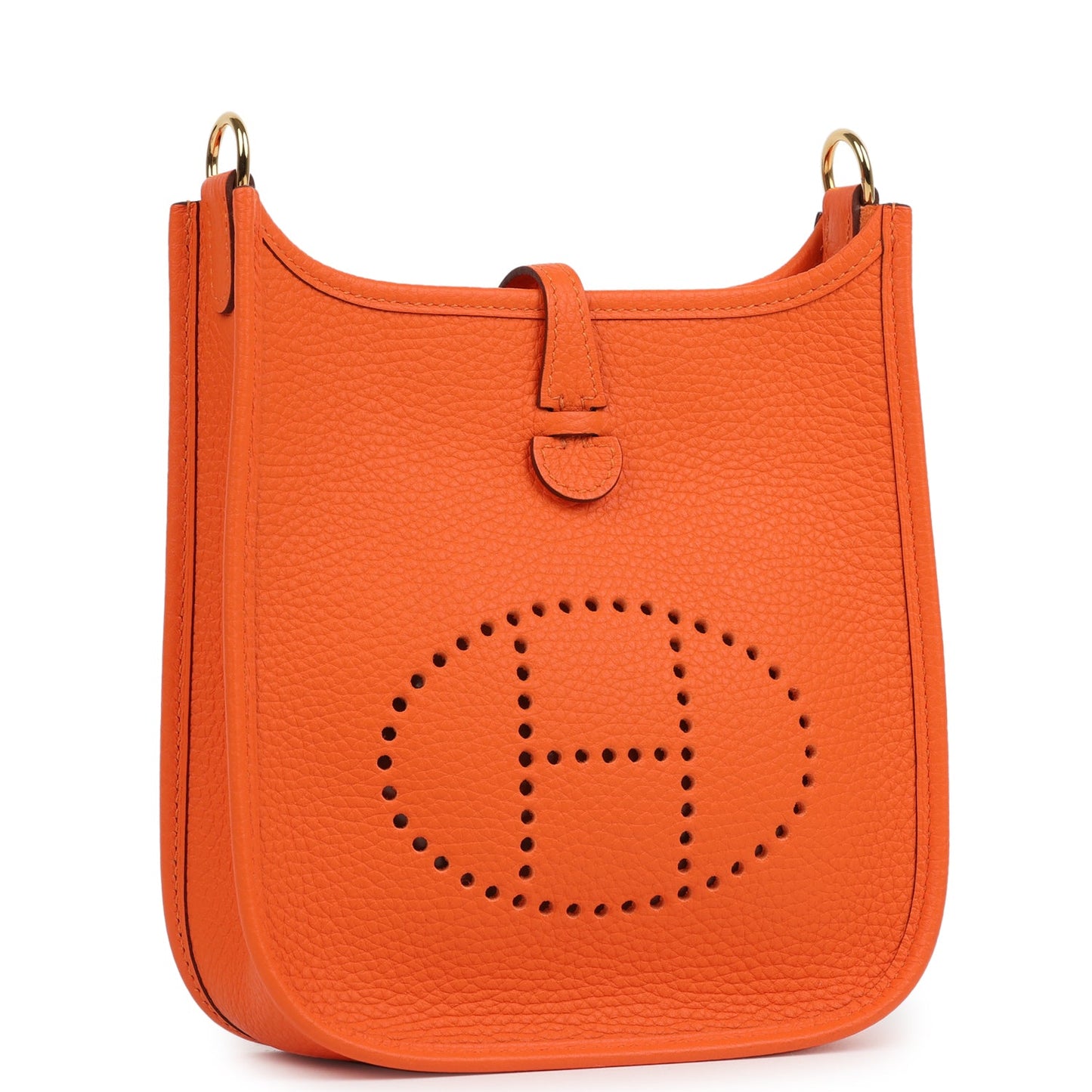 Evelyne TPM Orange Minium Clemence Gold Hardware