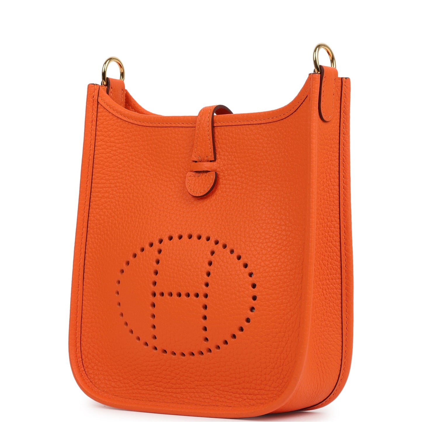 Evelyne TPM Orange Minium Clemence Gold Hardware