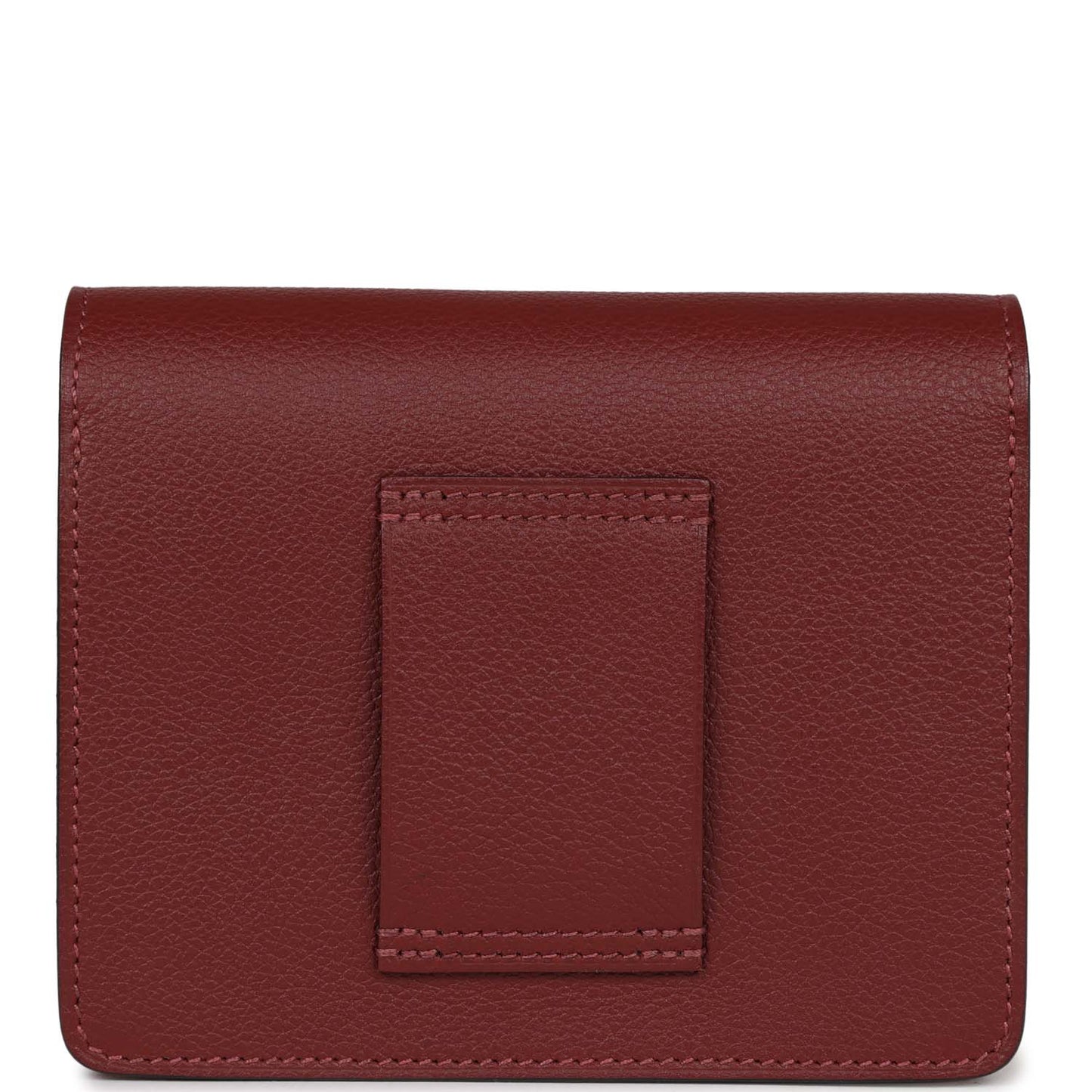 Roulis Slim Wallet Bi-Color Rouge H/Rose Azalee Evercolor Palladium Hardware