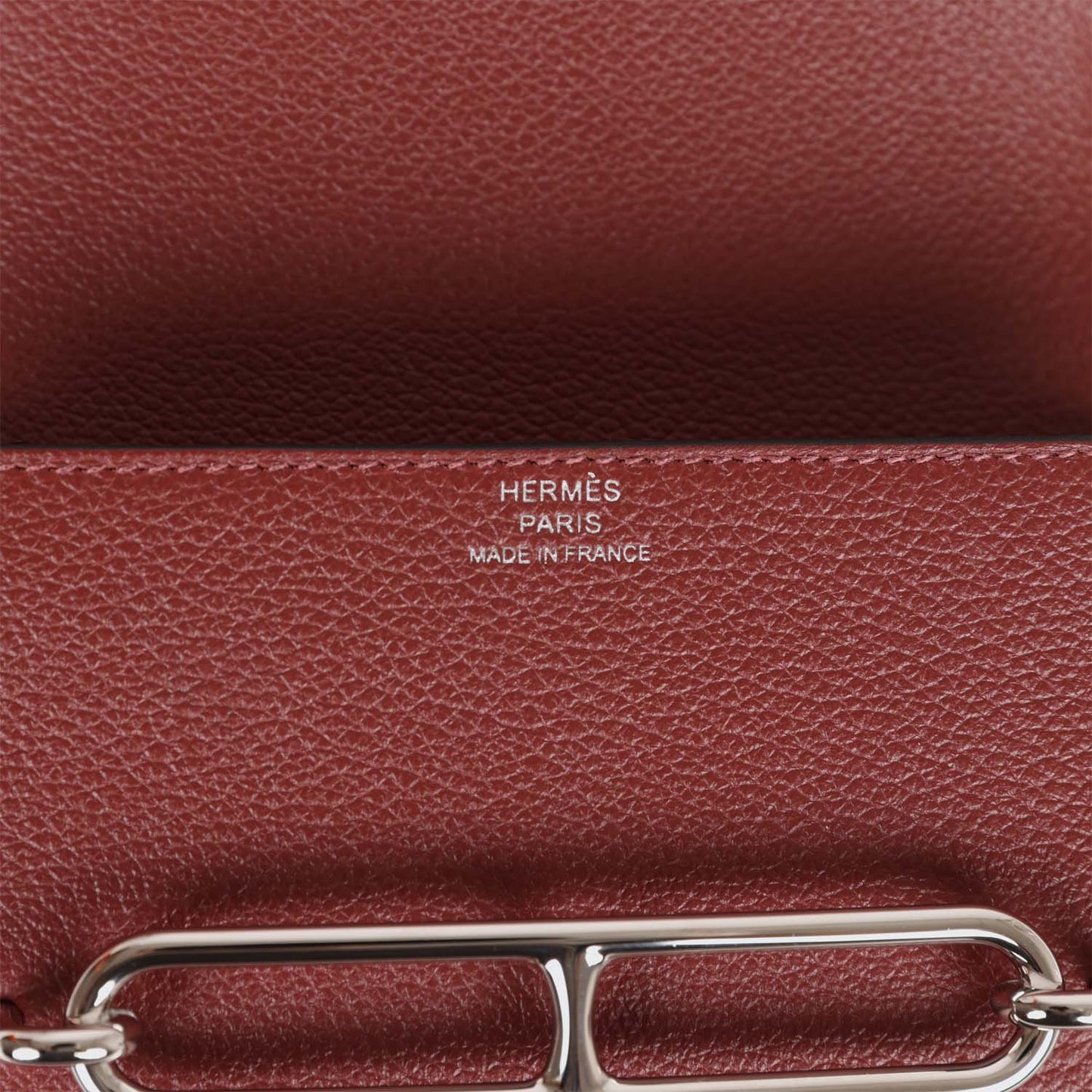 Roulis Slim Wallet Bi-Color Rouge H/Rose Azalee Evercolor Palladium Hardware