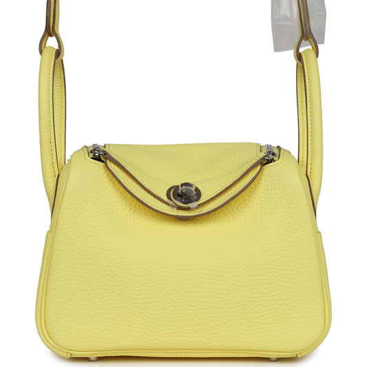 Mini Lindy Limoncello Clemence Palladium Hardware