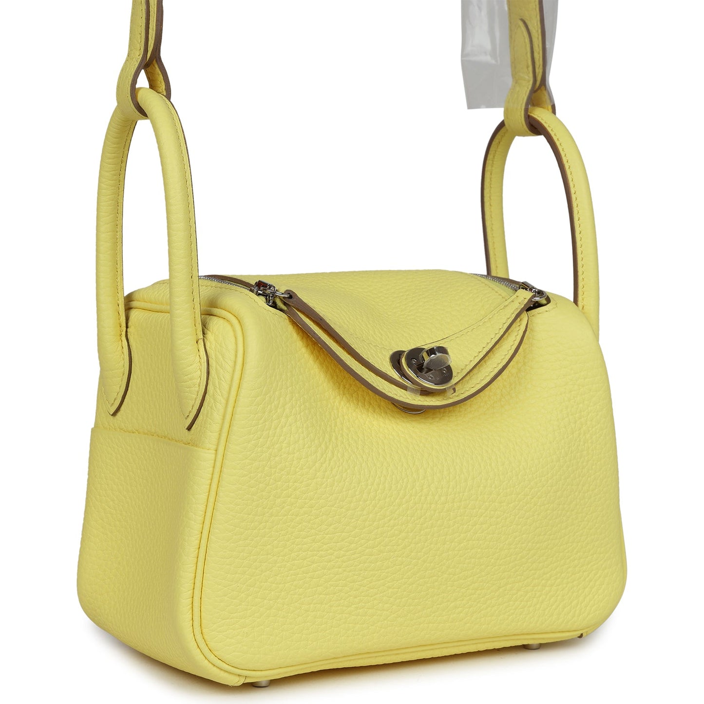 Mini Lindy Limoncello Clemence Palladium Hardware