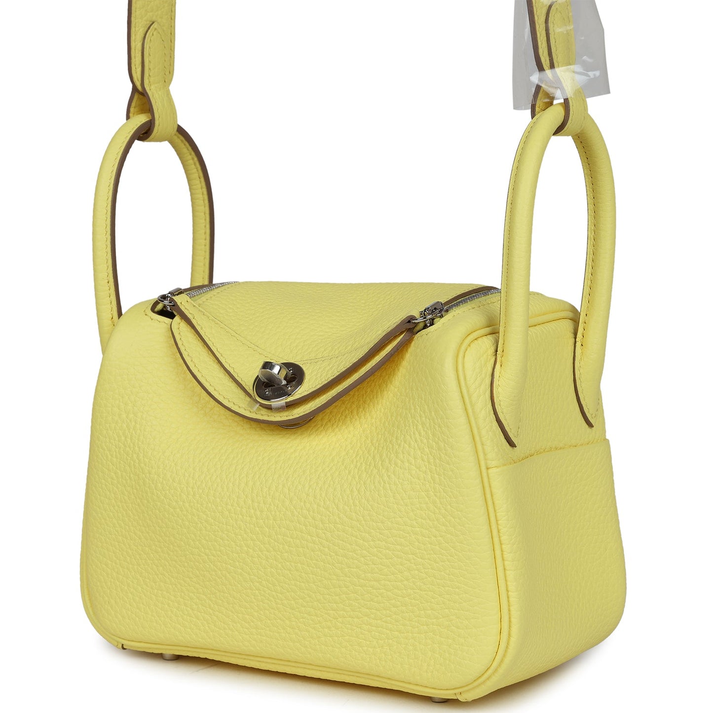 Mini Lindy Limoncello Clemence Palladium Hardware