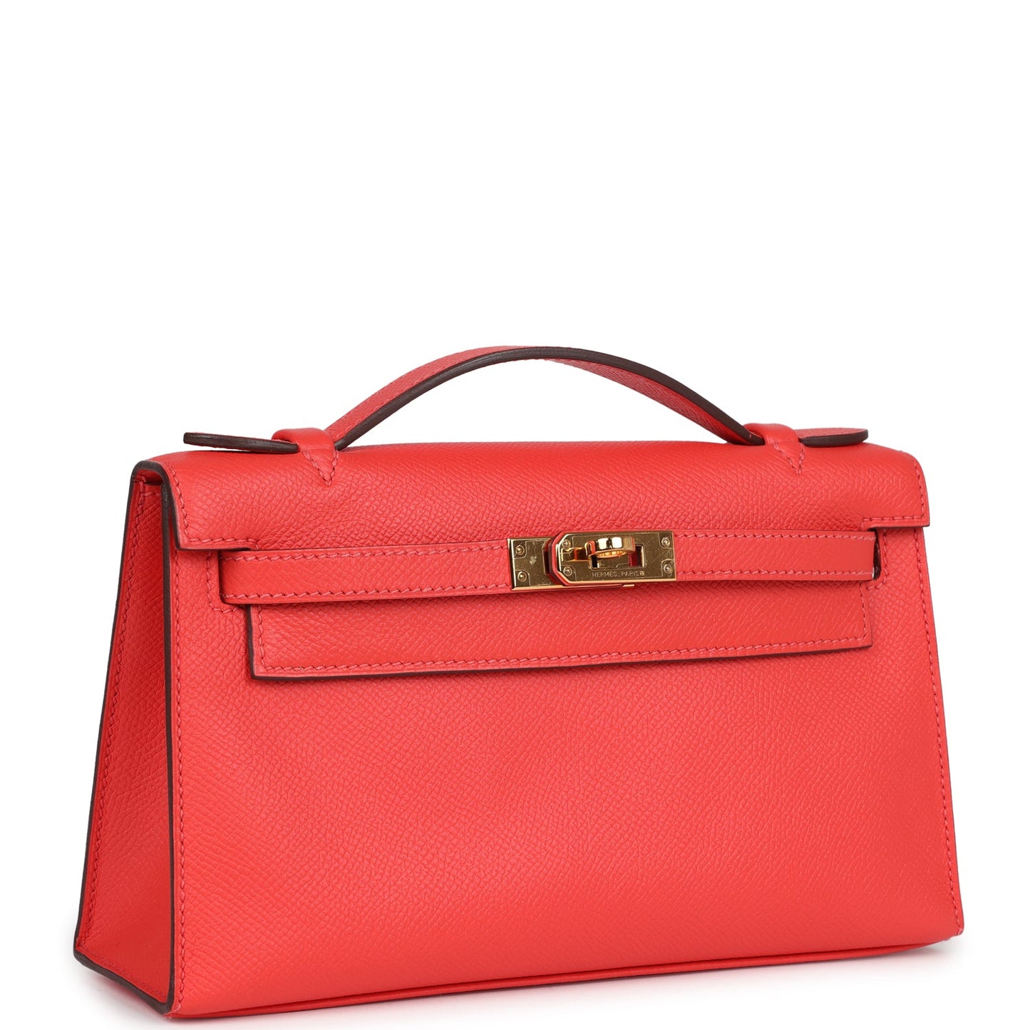 Kelly Pochette Rose Jaipur Epsom Gold Hardware