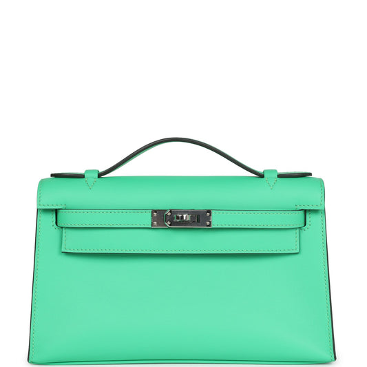 Kelly Pochette Vert Comics Swift Palladium Hardware