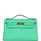 Kelly Pochette Vert Comics Swift Gold Hardware