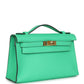 Kelly Pochette Vert Comics Swift Gold Hardware