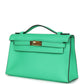Kelly Pochette Vert Comics Swift Gold Hardware