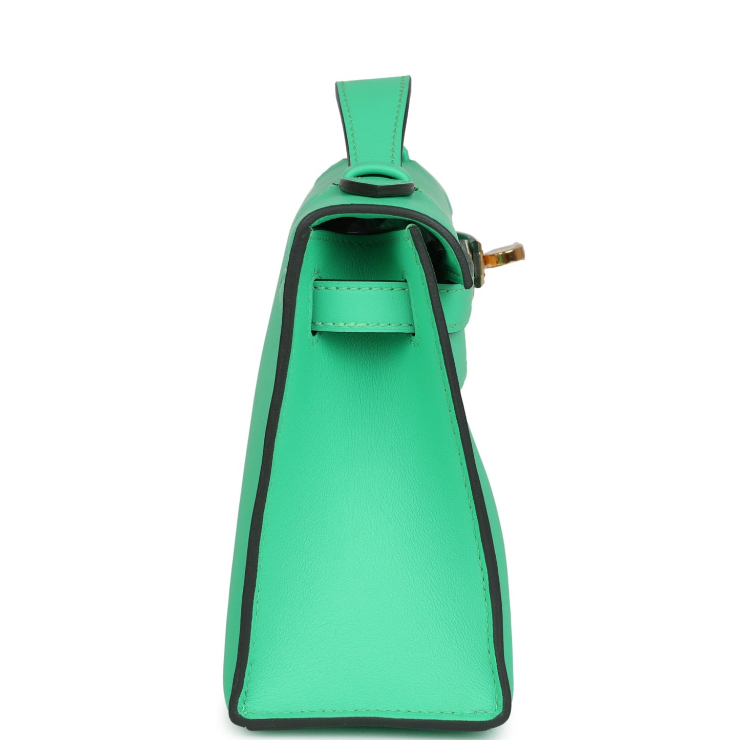 Kelly Pochette Vert Comics Swift Gold Hardware