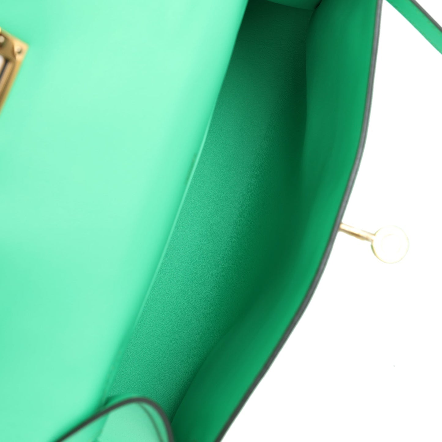 Kelly Pochette Vert Comics Swift Gold Hardware