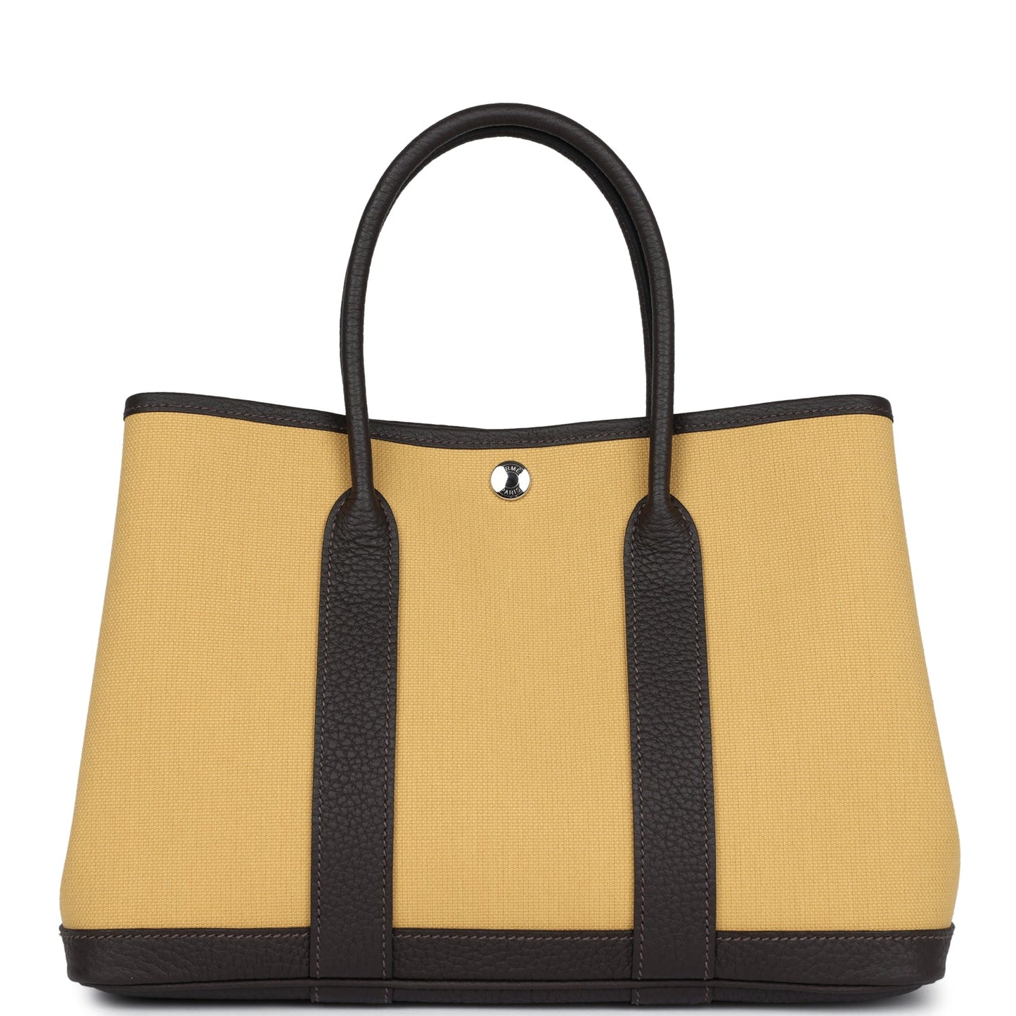 Garden Party 30 Paille Toile Militaire Canvas and Ebene Negonda Palladium Hardware