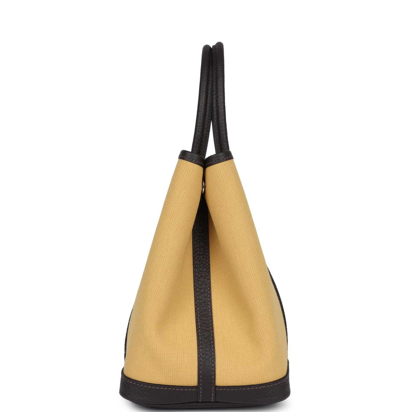 Garden Party 30 Paille Toile Militaire Canvas and Ebene Negonda Palladium Hardware