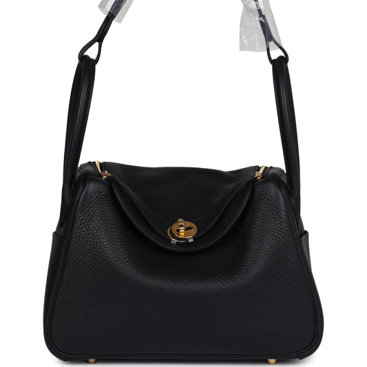 Lindy 26 Black Clemence Gold Hardware