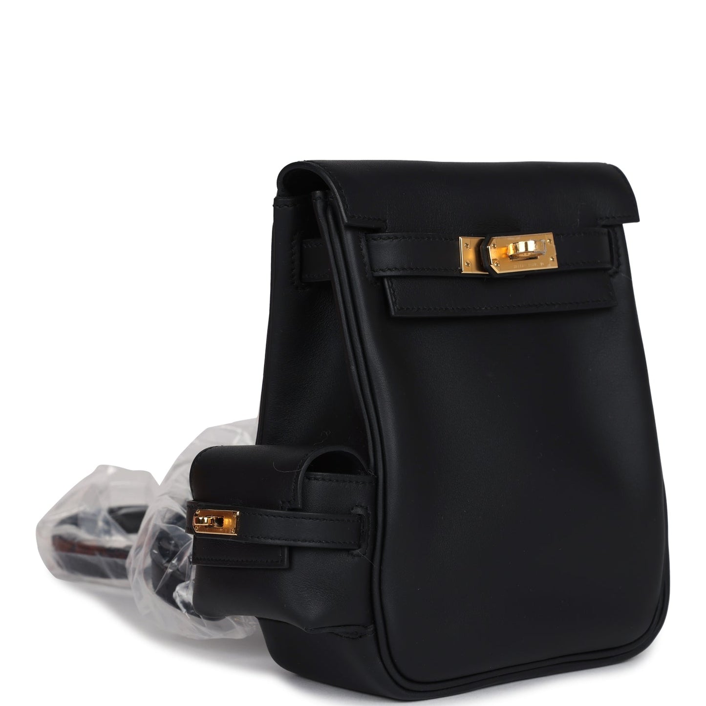 Mini Kelly Jump Backpack Black Swift Gold Hardware
