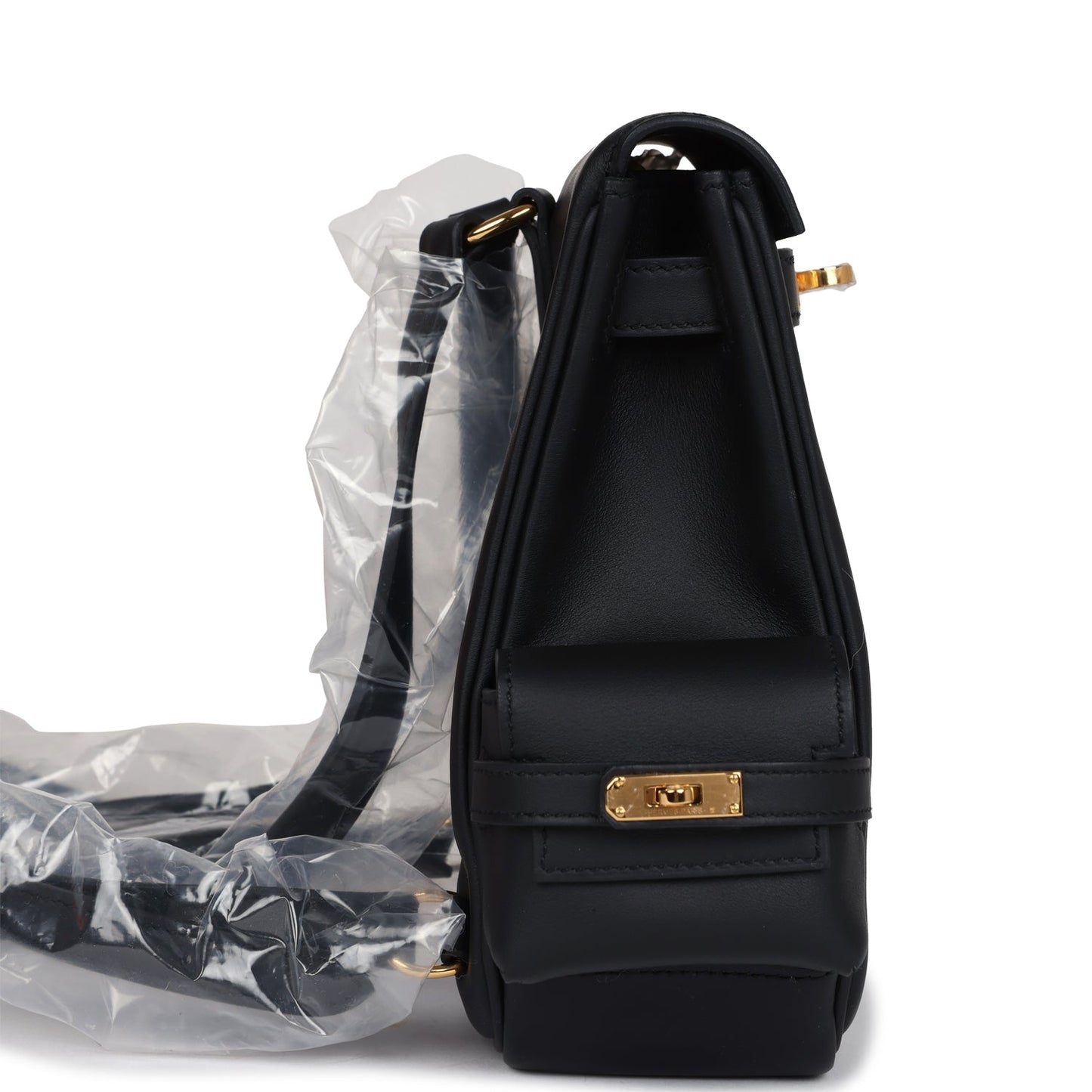 Mini Kelly Jump Backpack Black Swift Gold Hardware