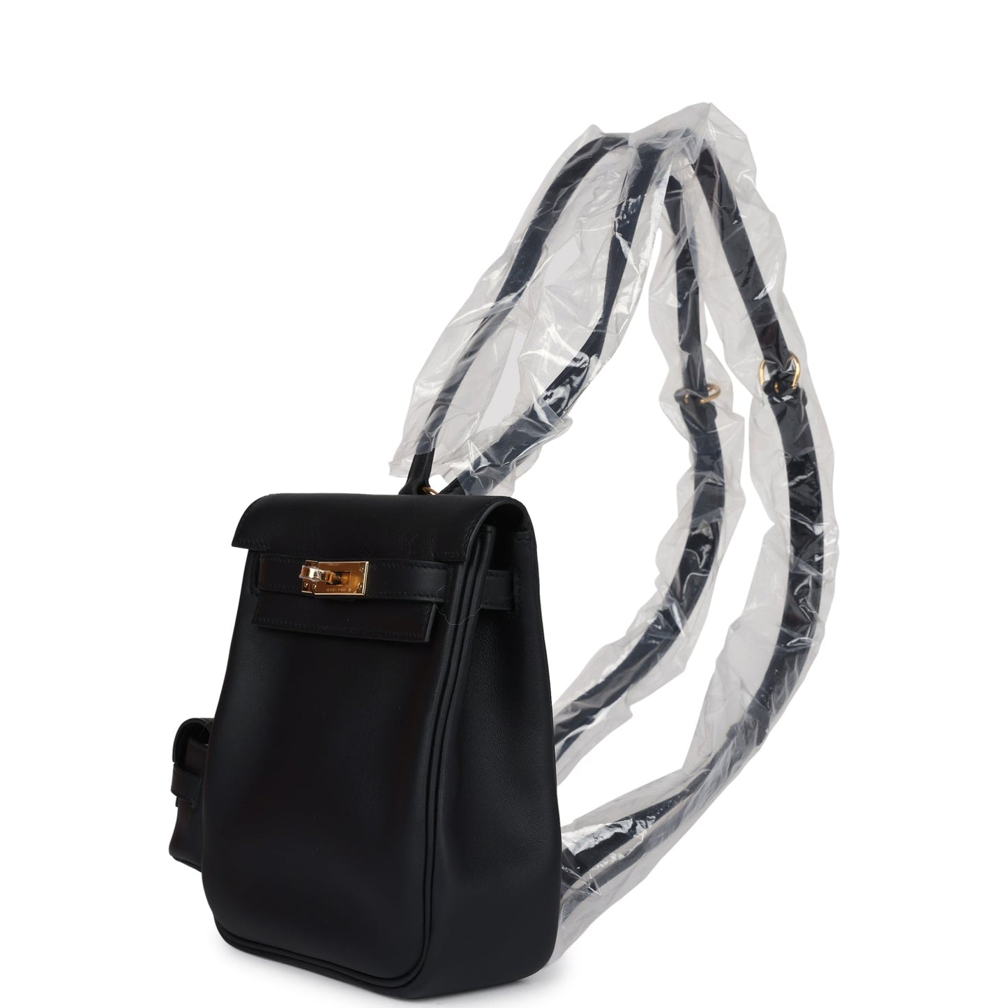 Mini Kelly Jump Backpack Black Swift Gold Hardware