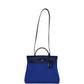 Herbag Zip PM 31 Bleu Bill Toile Militaire Canvas and Bleu Saphir Vache Hunter Palladium Hardware