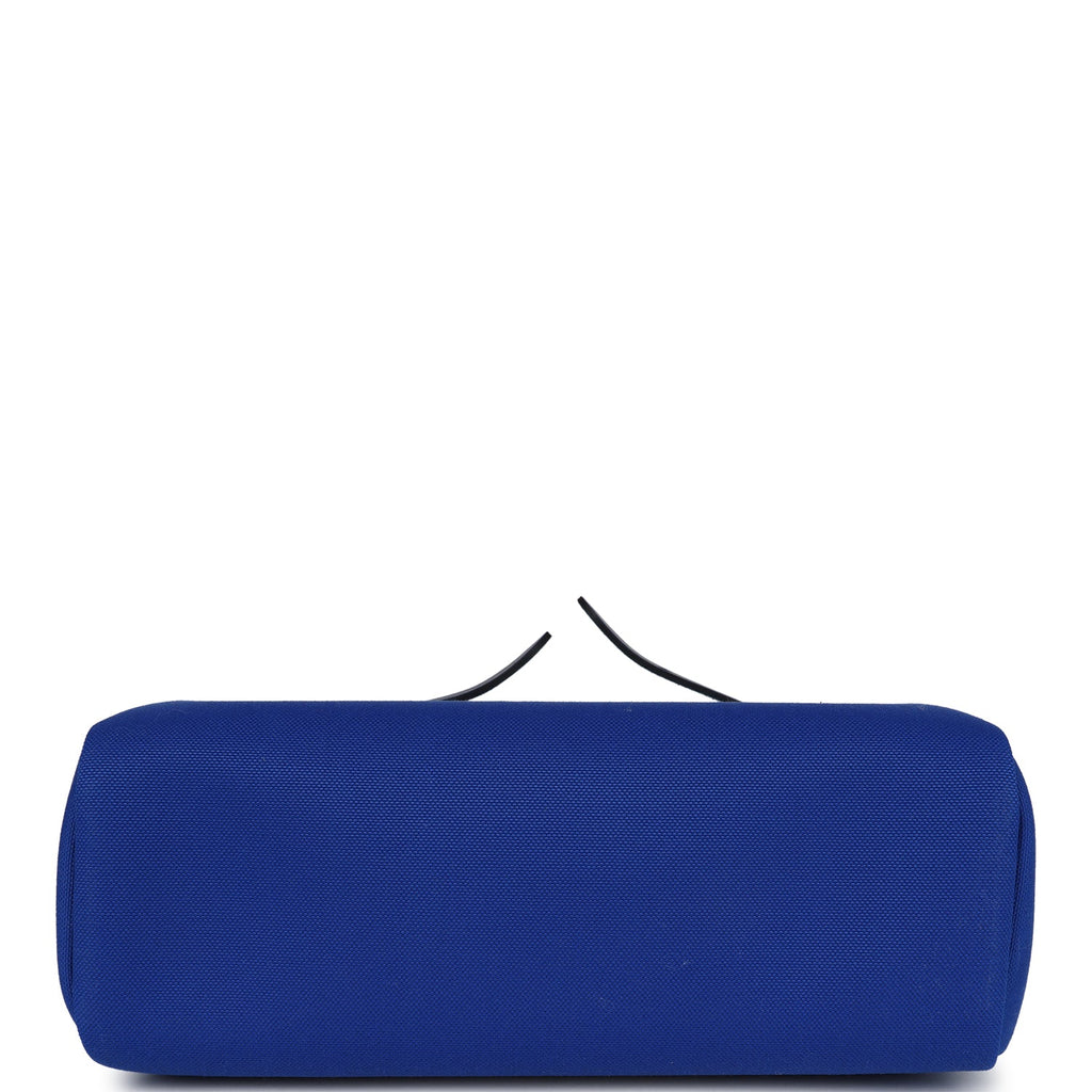 Herbag Zip PM 31 Bleu Bill Toile Militaire Canvas and Bleu Saphir Vache Hunter Palladium Hardware