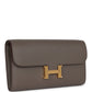 Constance Wallet To Go Etain Epsom Gold Hardware