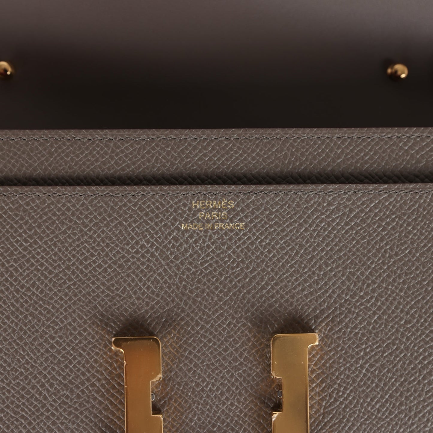 Constance Wallet To Go Etain Epsom Gold Hardware