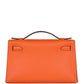 Special Order (HSS) Kelly Pochette Orange Verso Swift Gold Hardware