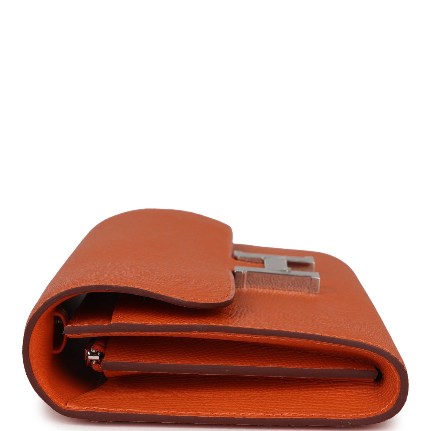 Constance Wallet To Go Orange Epsom Palladium Hardware