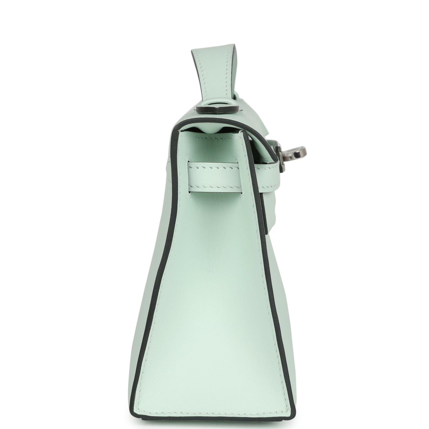 Kelly Pochette Vert Peppermint Swift Palladium Hardware