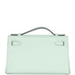 Kelly Pochette Vert Peppermint Swift Palladium Hardware