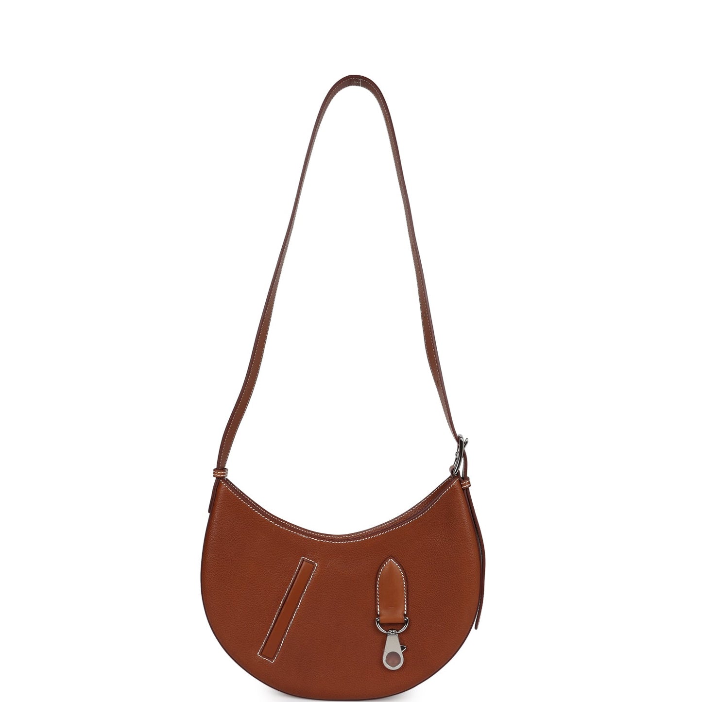 P'tit Arcon Bag Fauve Barenia Faubourg Palladium Hardware