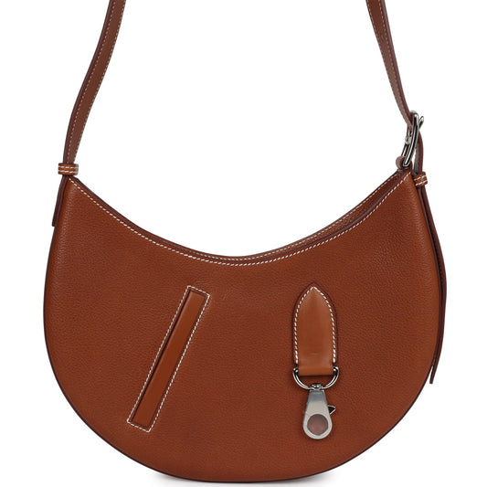 P'tit Arcon Bag Fauve Barenia Faubourg Palladium Hardware