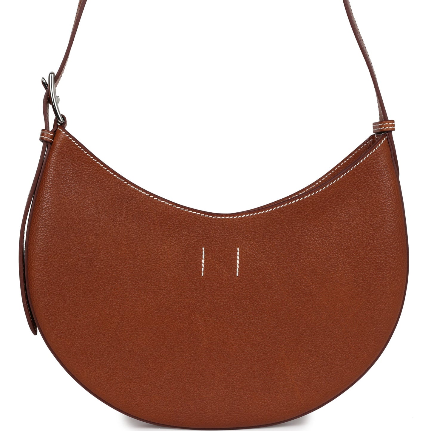 P'tit Arcon Bag Fauve Barenia Faubourg Palladium Hardware