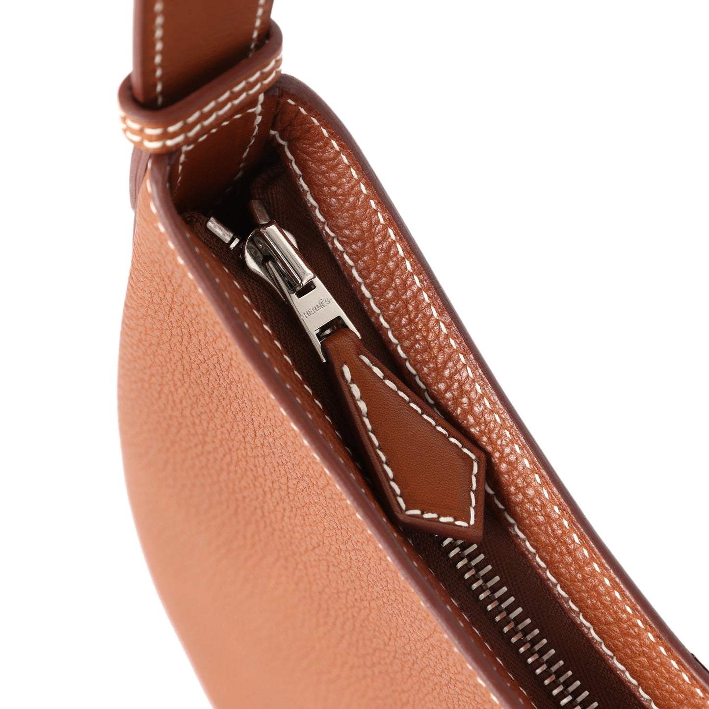 P'tit Arcon Bag Fauve Barenia Faubourg Palladium Hardware