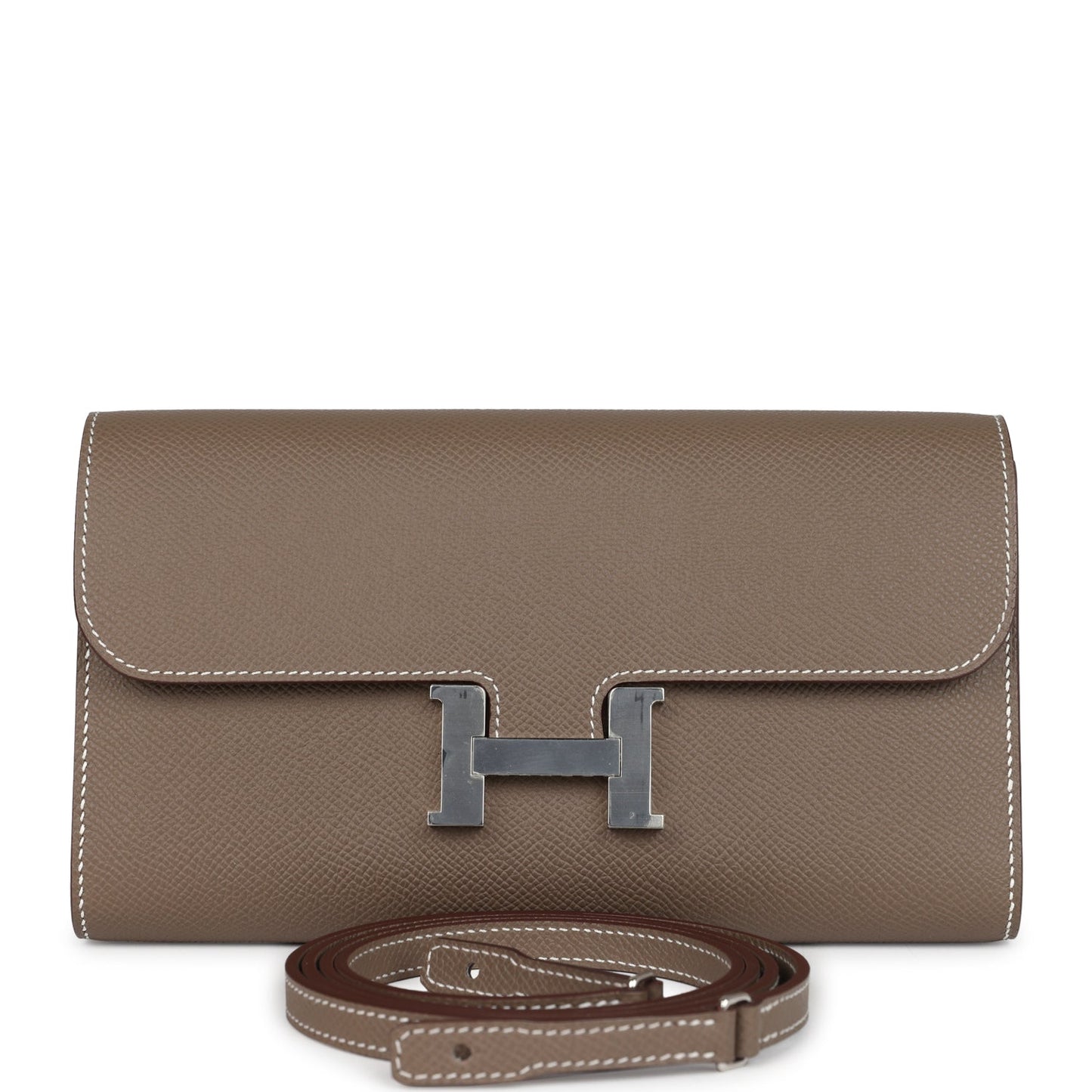 Constance Wallet To Go Etoupe Epsom Palladium Hardware