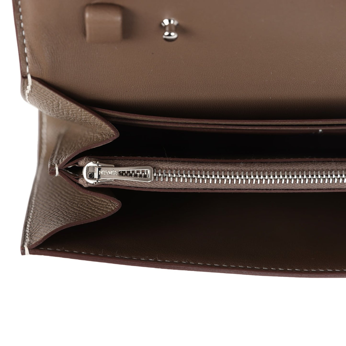 Constance Wallet To Go Etoupe Epsom Palladium Hardware