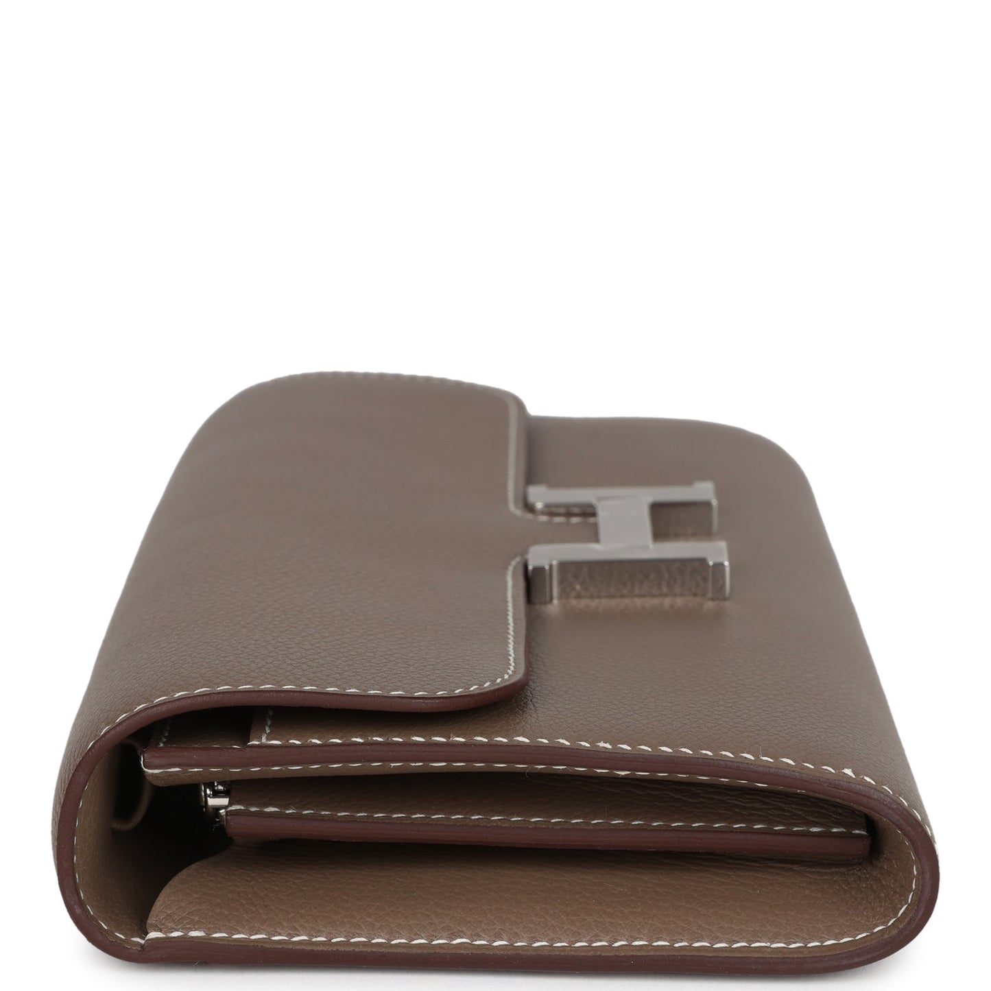 Constance Wallet To Go Etoupe Evercolor Palladium Hardware