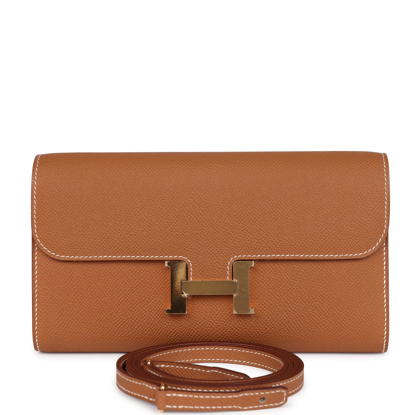 Constance Wallet To Go Gold Epsom Gold Hardware