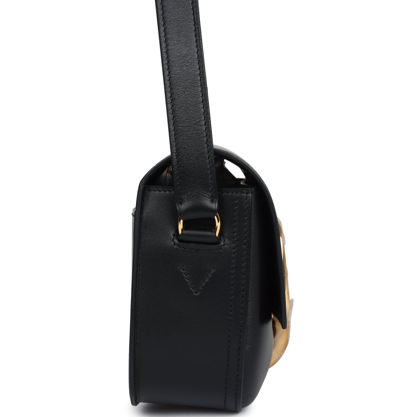 Della Cavalleria Elan Black Tadelakt Gold Hardware